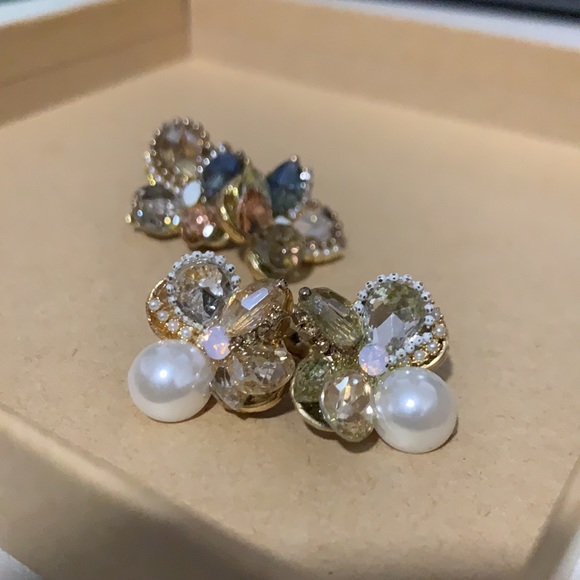 Homemade floral earrings - Picture 3 of 6